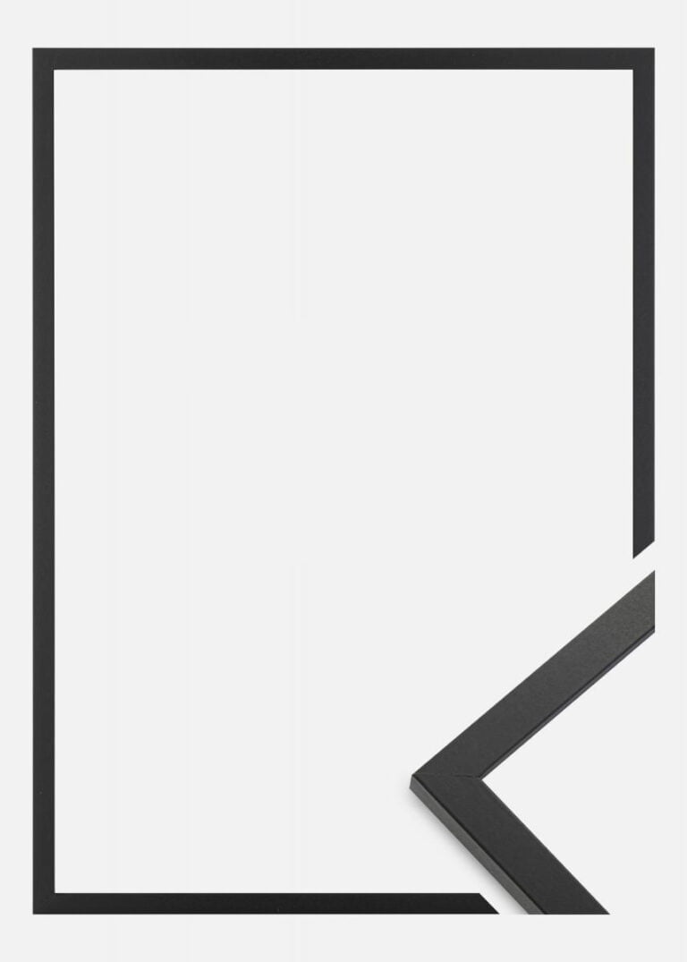 Cadre Photo en Bois - Couleur Noire