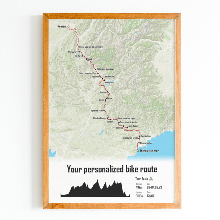 Customized Cycling Poster