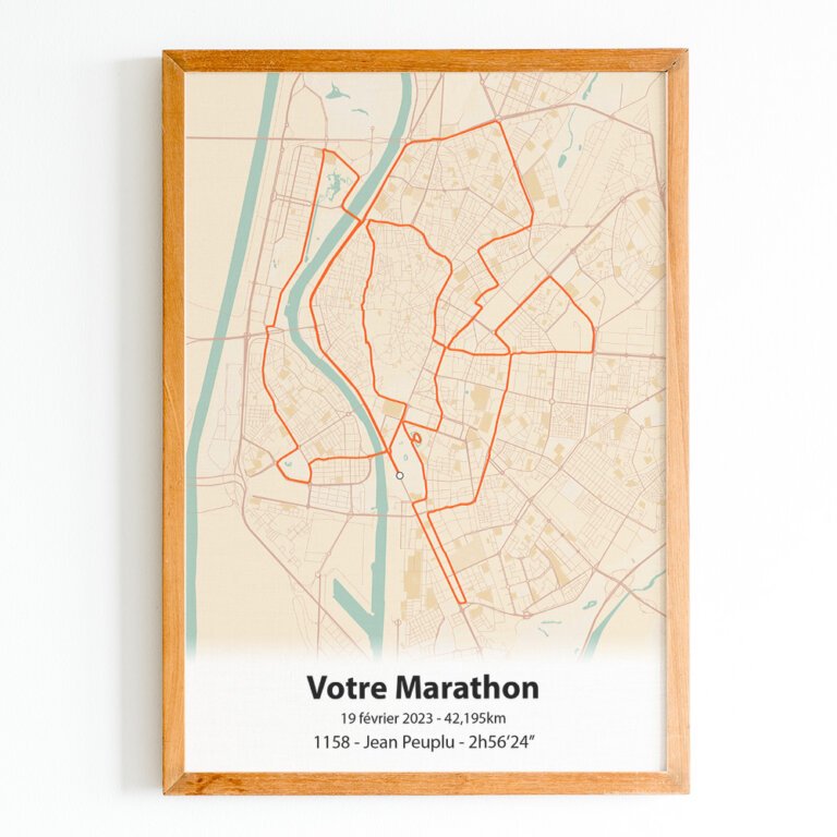 Affiche Course à Pied Personnalisée