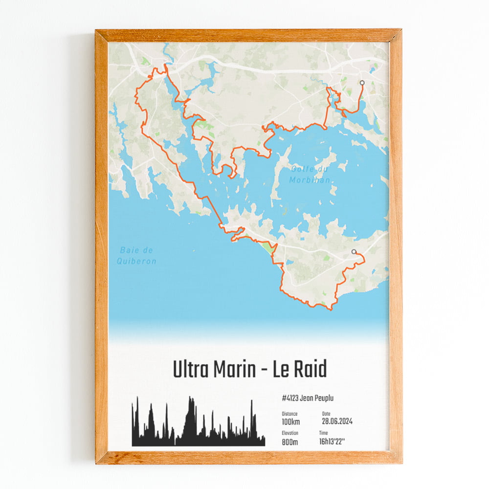 affiche souvenir ultra marin le raid 2024