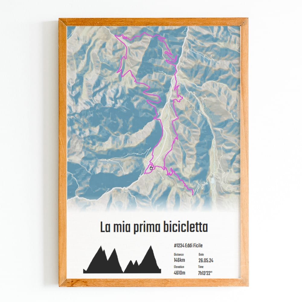 poster bicicletta personalizzato