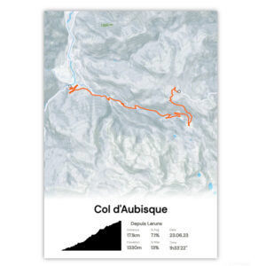 affiche col d'aubisque depuis laruns