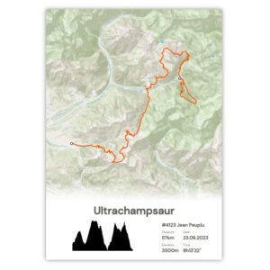 affiche ultrachampsaur 57km