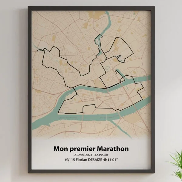 affiche marathon