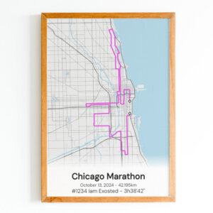 chicago marathon poster