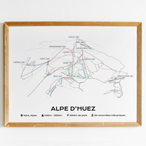 Affiche Station Alpe d'Huez
