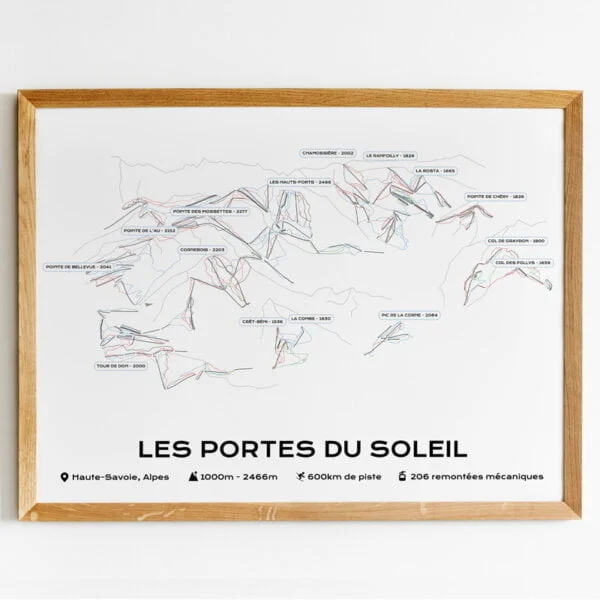 affiche station des portes du soleil