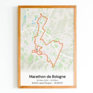 affiche marathon de bologne