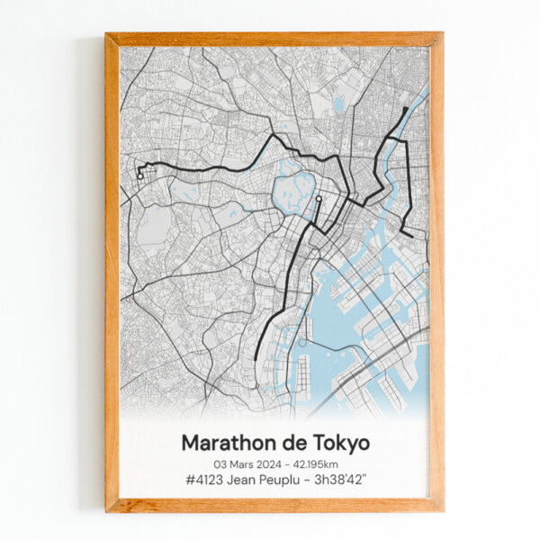 affiche marathon de tokyo