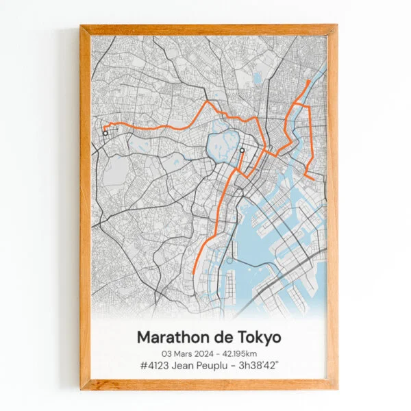 Marathon de Tokyo Fleuve Orange