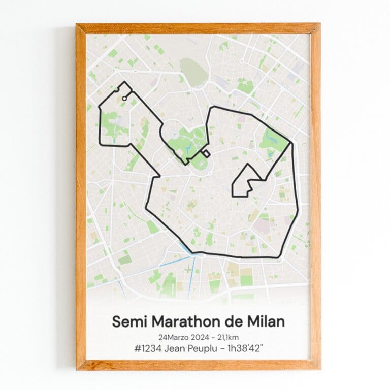 Poster della Mezza Maratona di Milano