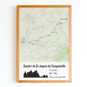 Sentier de St Jaques de Compostelle - Le Puy à Conques