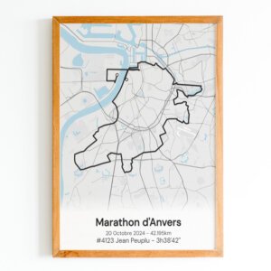 affiche marathon d'anvers
