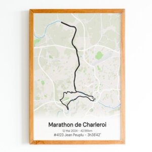 affiche marathon de charleroi