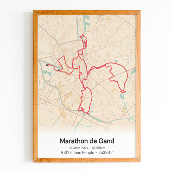 affiche Marathon de Gand