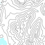 topographic map the post trace