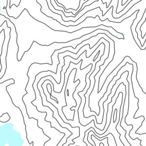 topographic map the post trace