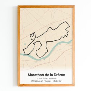 affiche marathon de la drome