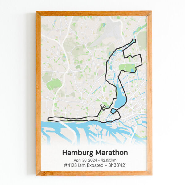 hamburg marathon poster