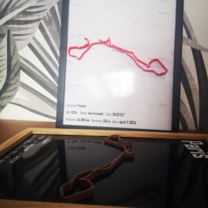 Affiche 3D du circuit de votre épreuve