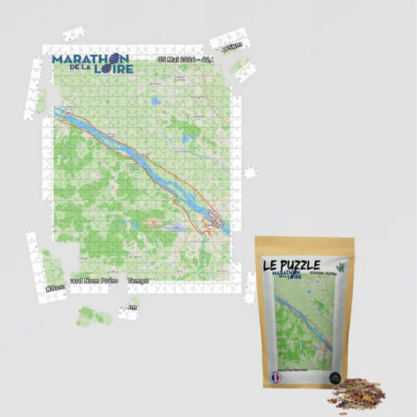 puzzle du marathon de la loire 2024, un souvenir pour un marathonien