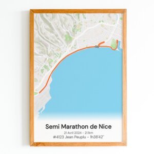 affiche semi marathon de nice