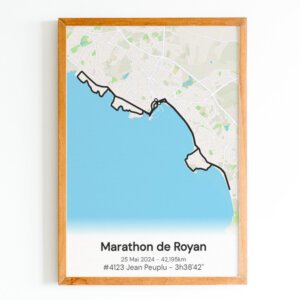 affiche marathon de royan