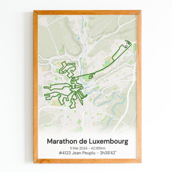 affiche marathon de luxembourg