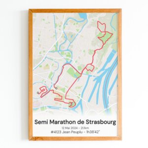 affiche semi-marathon de strasbourg