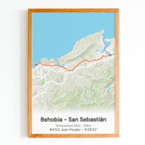 affiche behobia san sebastian