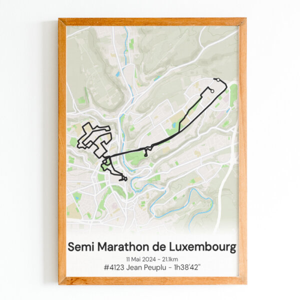 affiche semi marathon de luxembourg