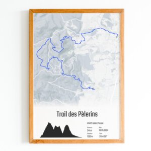 affiche trail des pélerins