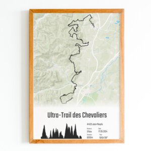 Affiche ultra trail des chevaliers