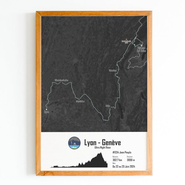Lyon - Genève - Affiche Cyclisme – Image 4