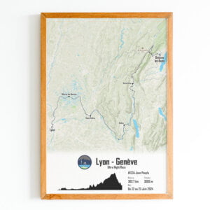 Lyon - Genève - Affiche Cyclisme