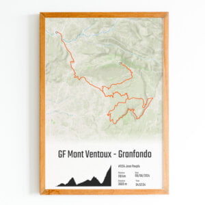 GF Mont Ventoux - Granfondo - Affiche Cyclisme