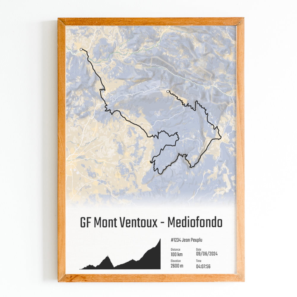 affiche GF Mont Ventoux - Mediofondo