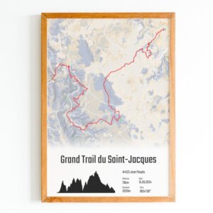 affiche grand trail du saint jacques