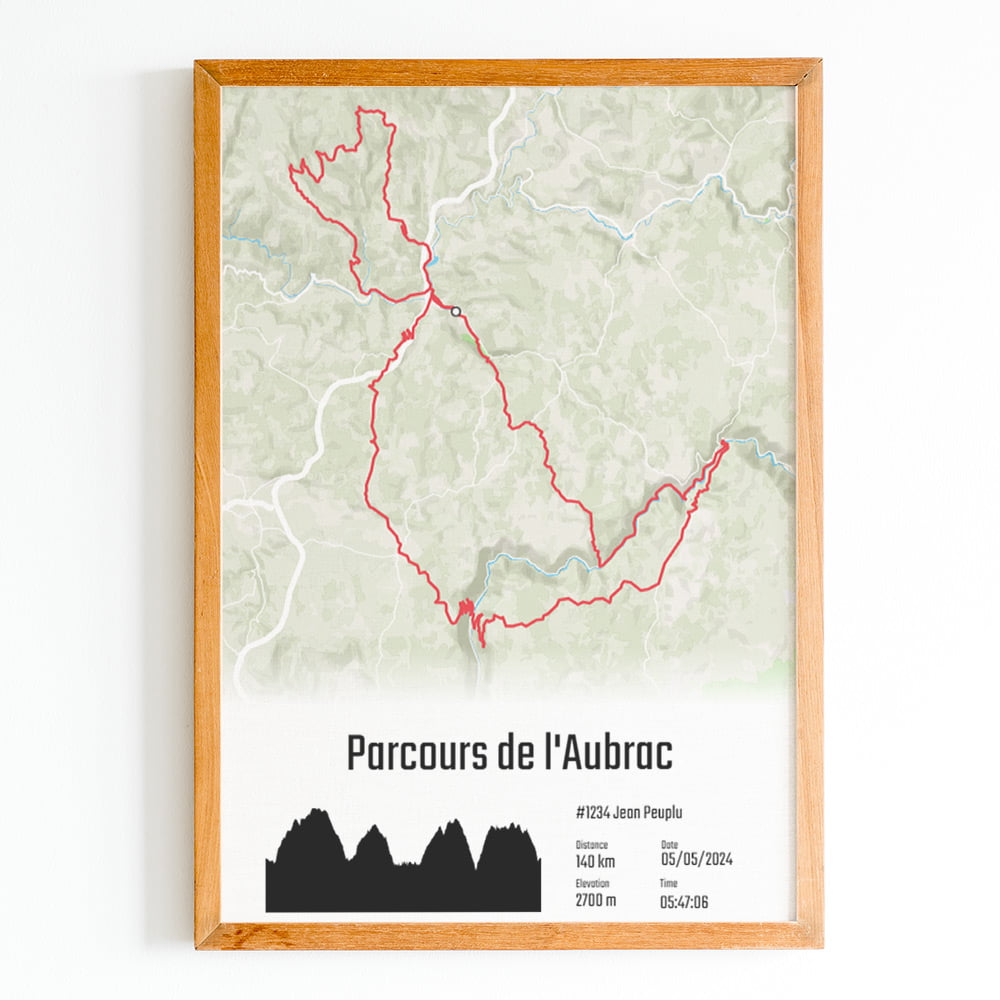 affiche la lozerienne parcours des gorges du tarn