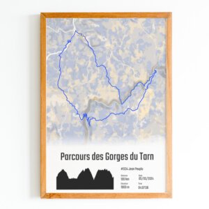 La Lozérienne - Parcours des Gorges du Tarn - Affiche Cyclisme
