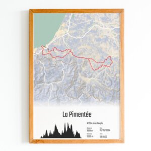 La Bizikleta - La Pimentée - Affiche Cyclisme