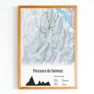 affiche la dvélos parcours du semnoz