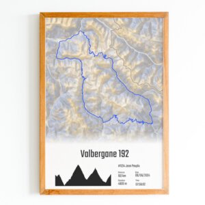 Mercan'tour - Valbergane 192 - Affiche Cyclisme