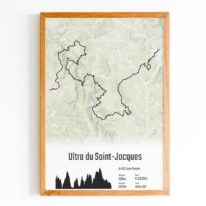affiche ultra trail du saint jacques