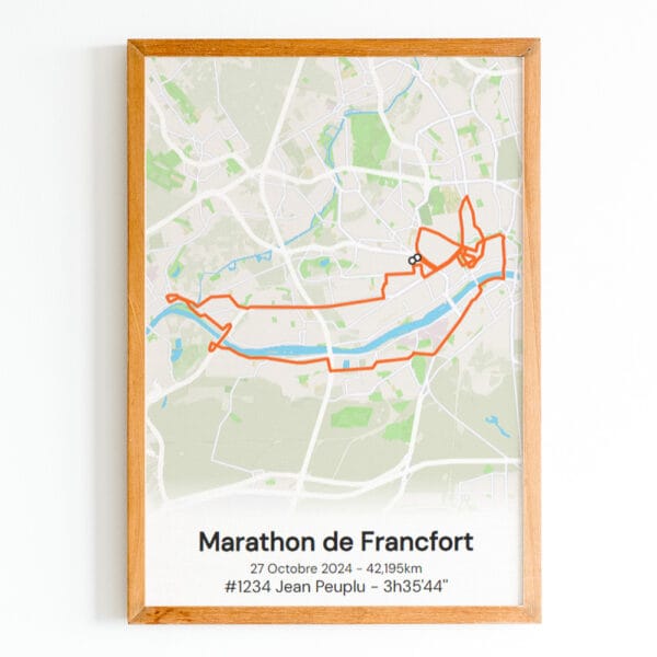 affiche marathon de Franckfort 2024