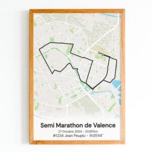 affiche semi marathon de valence 2024