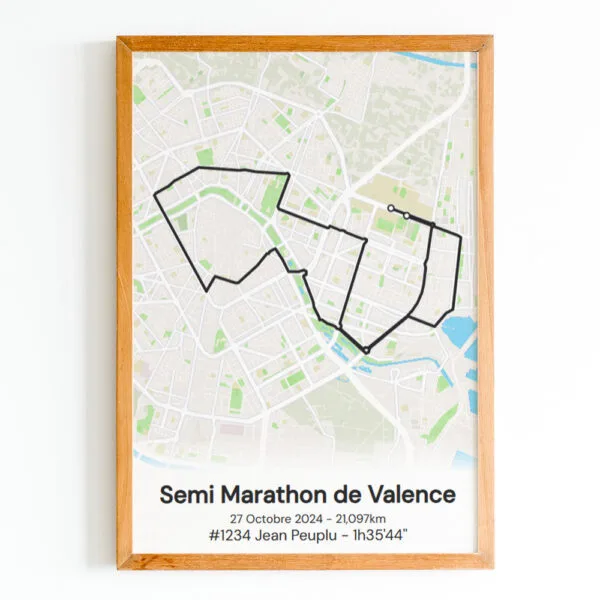 affiche semi marathon de valence 2024