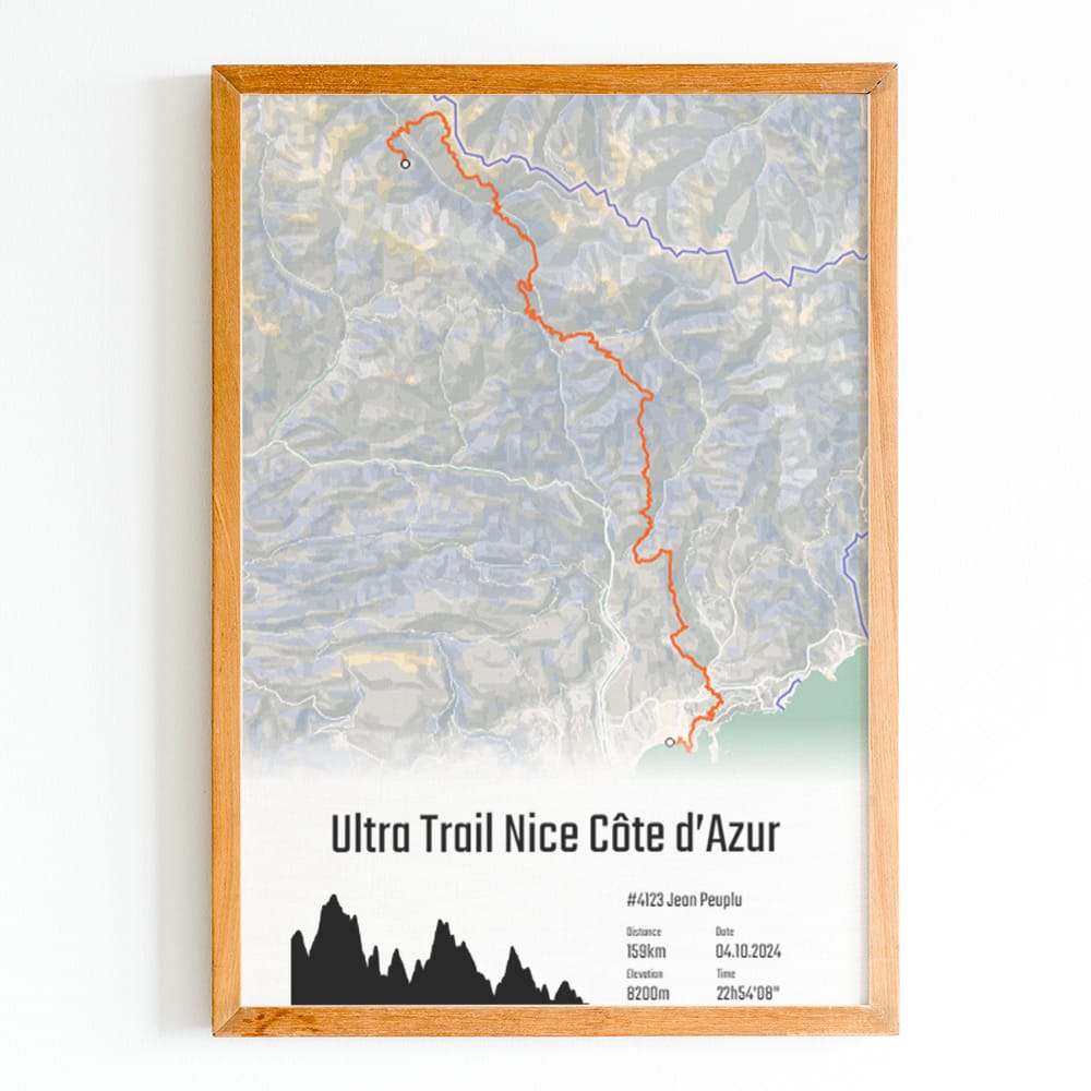 affiche Ultra Trail Nice Côte d’Azur