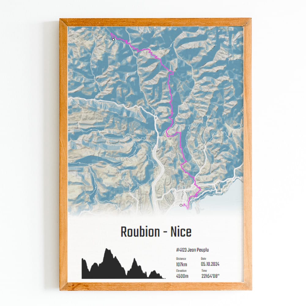 Affiche Roubion Nice utmb