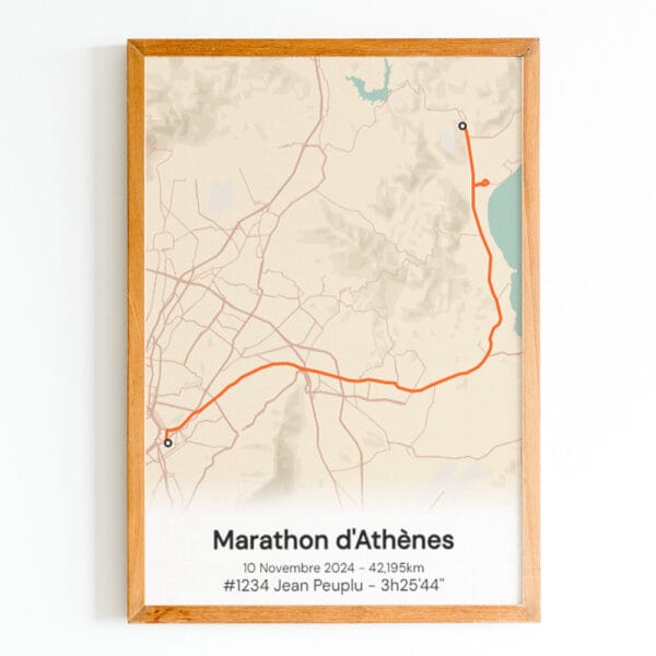 Affiche Marathon dAthenes